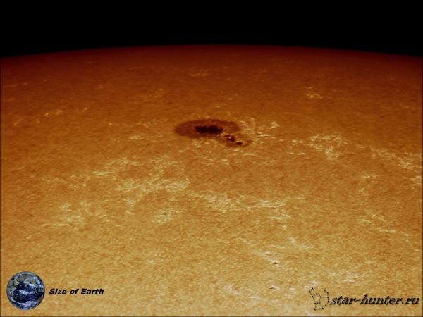 AR: NOAA 12418 (24 sept 2015, 14:06) - астрофотография