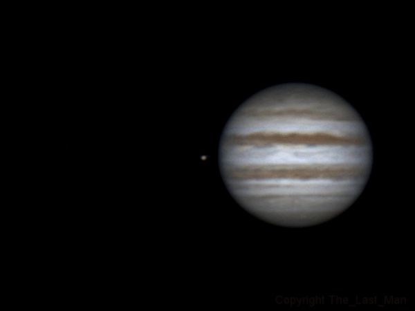 Rotation of Jupiter and Io (22:14-00:09, 04-05 feb 2015) - астрофотография