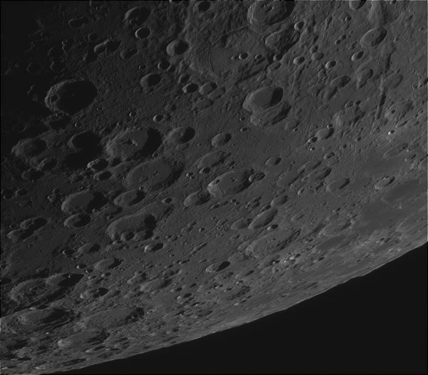 Луна. Юго-Восточная область - астрофотография