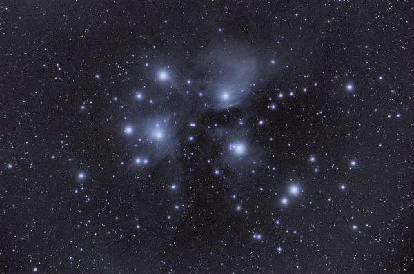 Pleyades, m45, 12-10-2021 - астрофотография