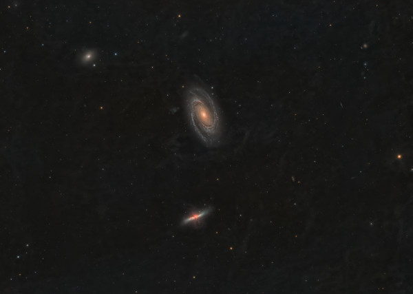 M81 and M82 Galaxies - Astrophotography