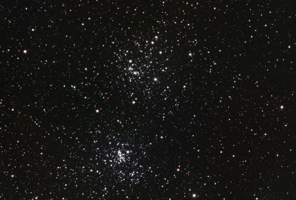 Рассеянные звездные скопление ХИ АШ Персея (Двойное скопление в Персее, Caldwell 14,  NGC 869 и NGC 884)  - астрофотография