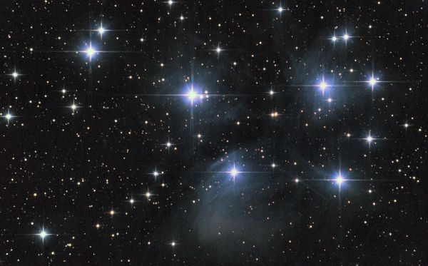 М 45 Плеяды - астрофотография