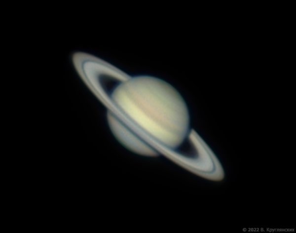 Сатурн 29 июня 2022 - астрофотография