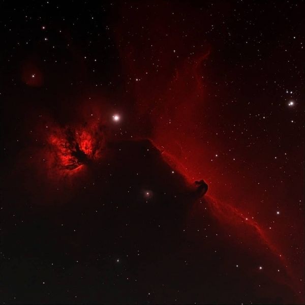 Туманность Конская голова, IC 434 - астрофотография