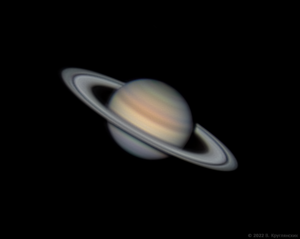 Сатурн 4 июля 2022 - астрофотография