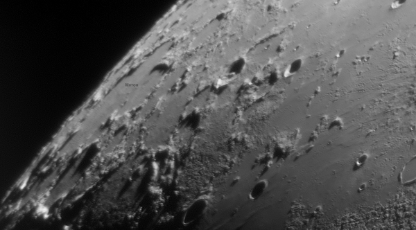 кратер Метон 220606 - астрофотография