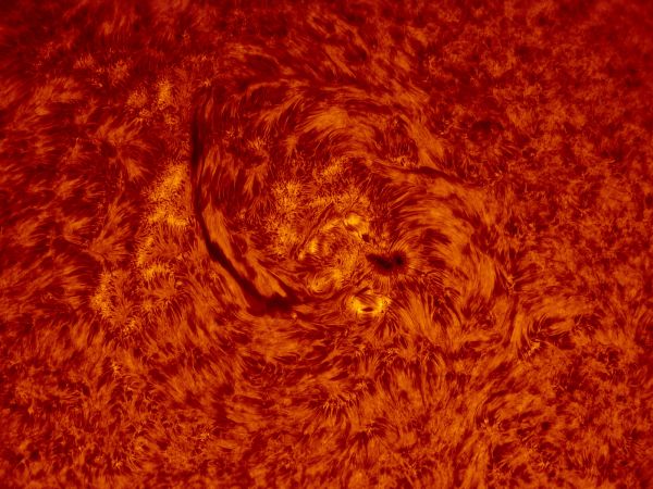 2016.05.09 Sun AR2542 H-Alpha - астрофотография