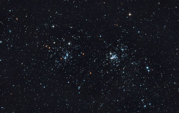 Рассеянное скопление h и χ Персея NGC 869/884 - астрофотография