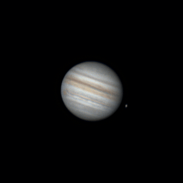 Анимация вращения Юпитера 14.06.21 - астрофотография