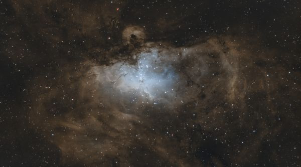 M16 Туманность Орёл HOO - Astrophotography