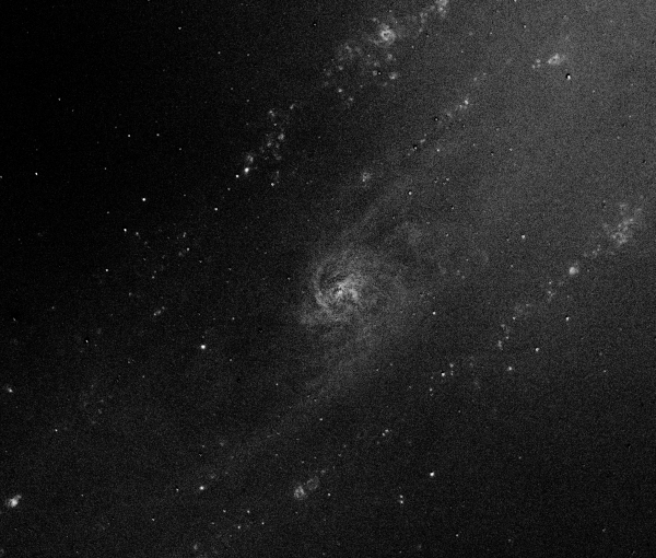 Ядро Галактики Андромеды, М31,  Ha - G - астрофотография