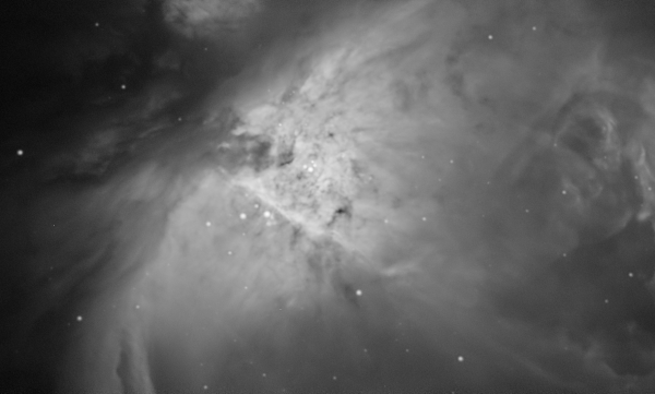 Центр Большой Туманности Ориона (M42) - астрофотография
