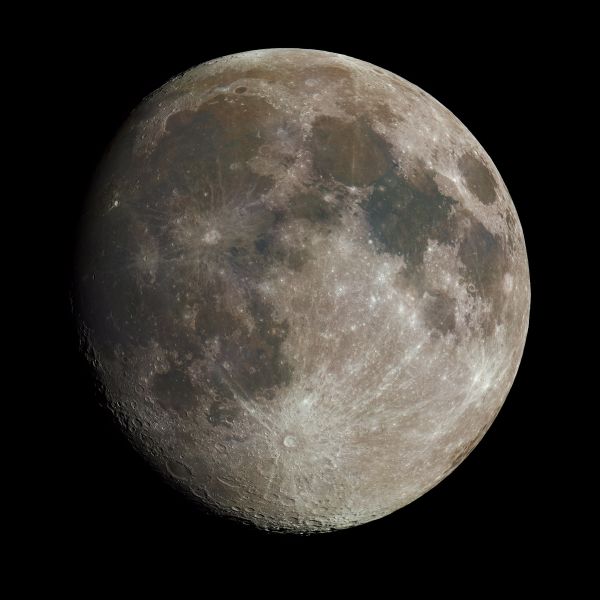 Луна в цвете - астрофотография