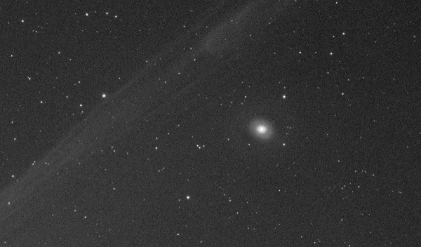 Tail of C/2025 A6 Lemmon and M94 - Astrophotography