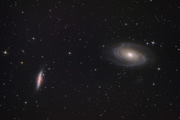 Галактики Боде и Сигара (М81 и М82) - астрофотография