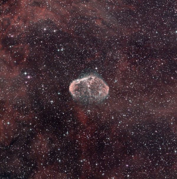 NGC 6888 Космический мозг - астрофотография