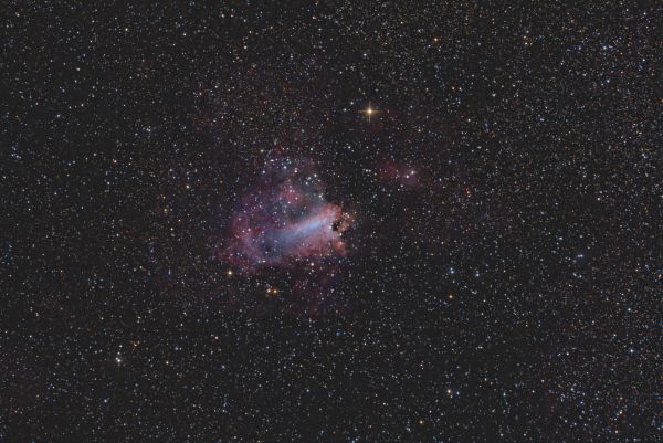Omega Nebula - M17 - астрофотография