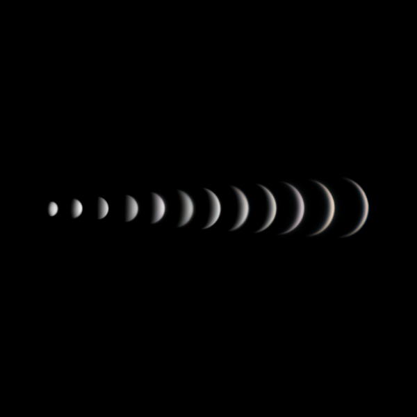 Фазы Венеры 2020 - астрофотография