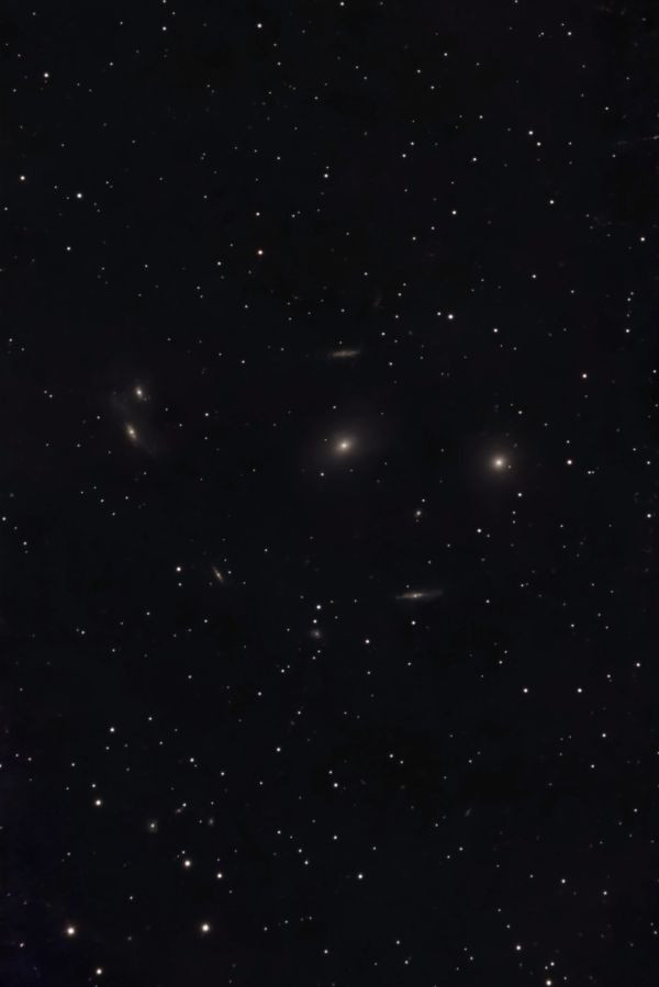M 86, M 84, Markarian's Chain - Astrophotography
