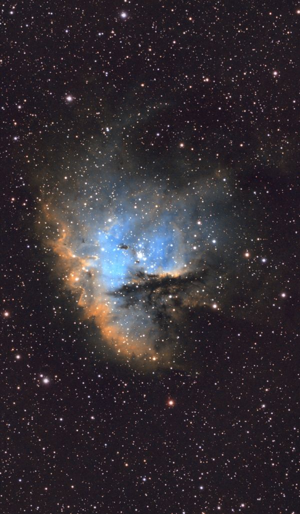 NGC281 Pacman Nebula in SHO - Astrophotography