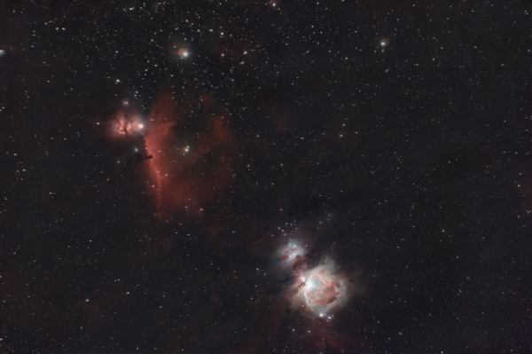 M42 и окрестности - астрофотография
