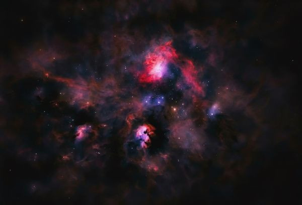 Flaming star nebula - Astrophotography