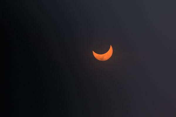 Солнечное затмение 25.10.2022 - астрофотография