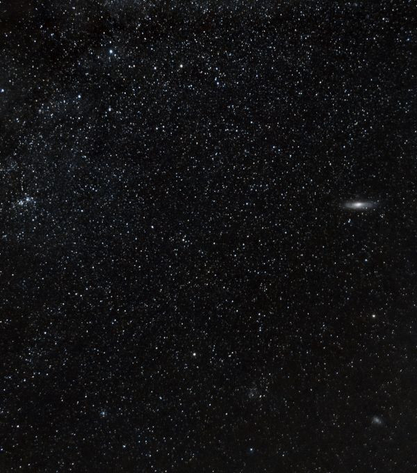 M 31, M33, X h Persei, and the Milky Way - Astrophotography