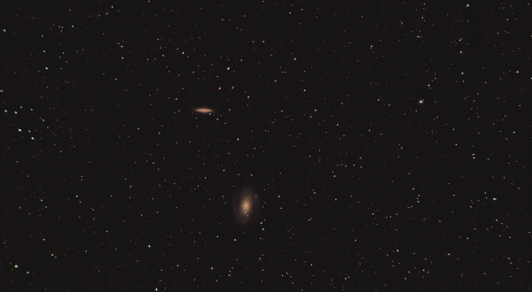Галактики Бодэ. 07-08.10.2022 - астрофотография