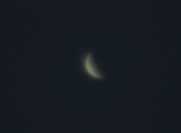 Дневная Венера - астрофотография