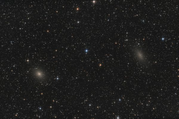 NGC 185, NGC 147 - астрофотография
