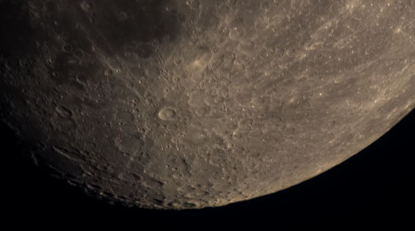 Moon. Crater Clavius and Tycho. - Astrophotography