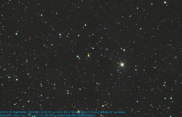 C/2022 N2 PanSTARRs - Astrophotography