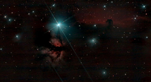 Туманности Конская голова и Пламя - астрофотография