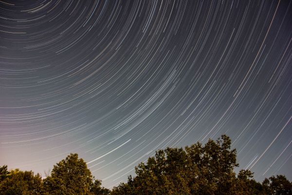 Star trails - астрофотография
