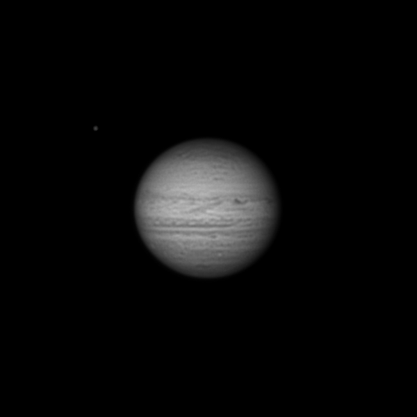 Юпитер в инфракрасном диапазоне(850нм) - астрофотография