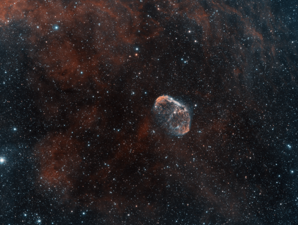 NGC 6888 Ha+OIII bicolor - астрофотография