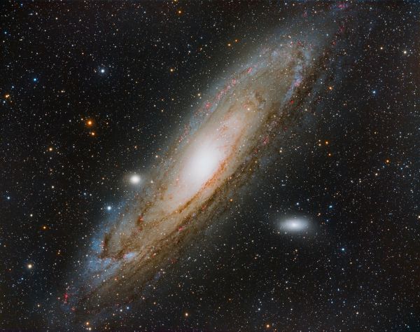 Туманность Андромеды - астрофотография