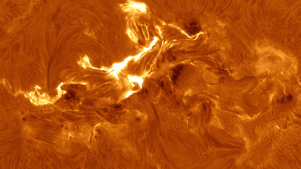 Вспышка на Солнце Х 2.2 9 мая 2024г - астрофотография