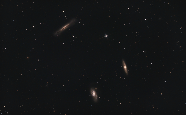 The Leo Triplet galaxy group - Astrophotography