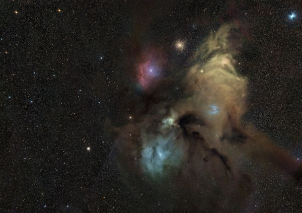 Anteres, Rho Ophiuchi - Astrophotography