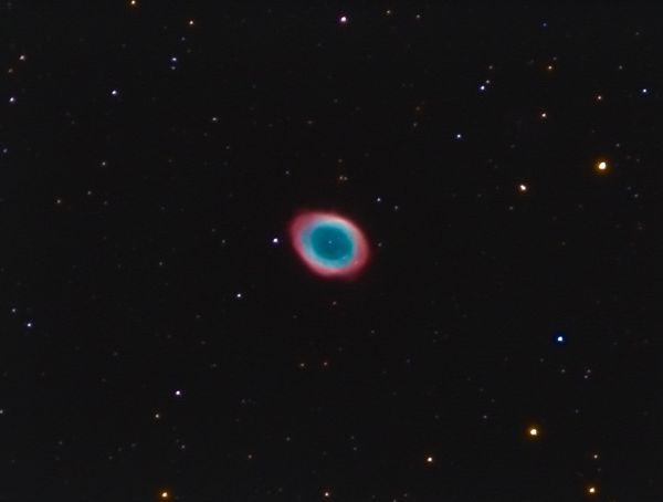 M57 планетной съемкой - астрофотография
