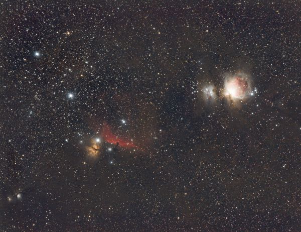 M42/IC434 - астрофотография