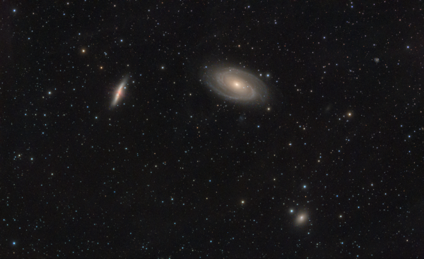 M81 M82 NGC3077 - астрофотография