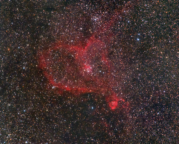 IC 1805-The Heart Nebula - астрофотография