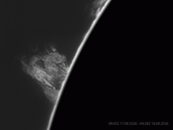 Prominence 17-18.09.2026 - Astrophotography