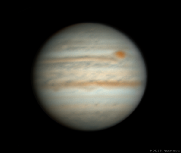 Юпитер 1 июля 2022 - астрофотография