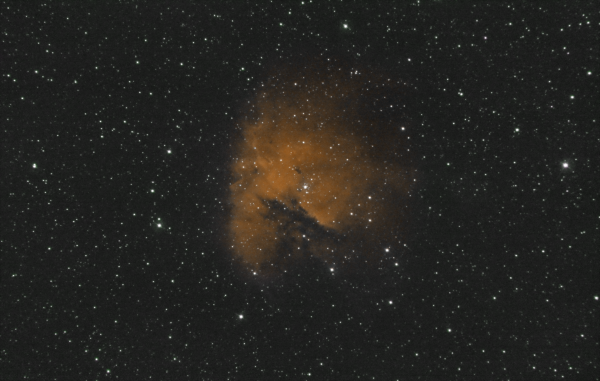Туманность Пакман в биколоре (NGC281) - астрофотография