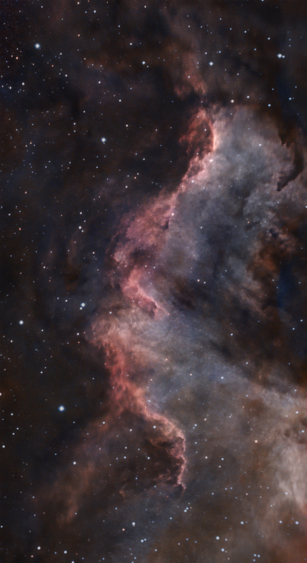 NGC7000 (North America Nebula) — Central Region. - Astrophotography